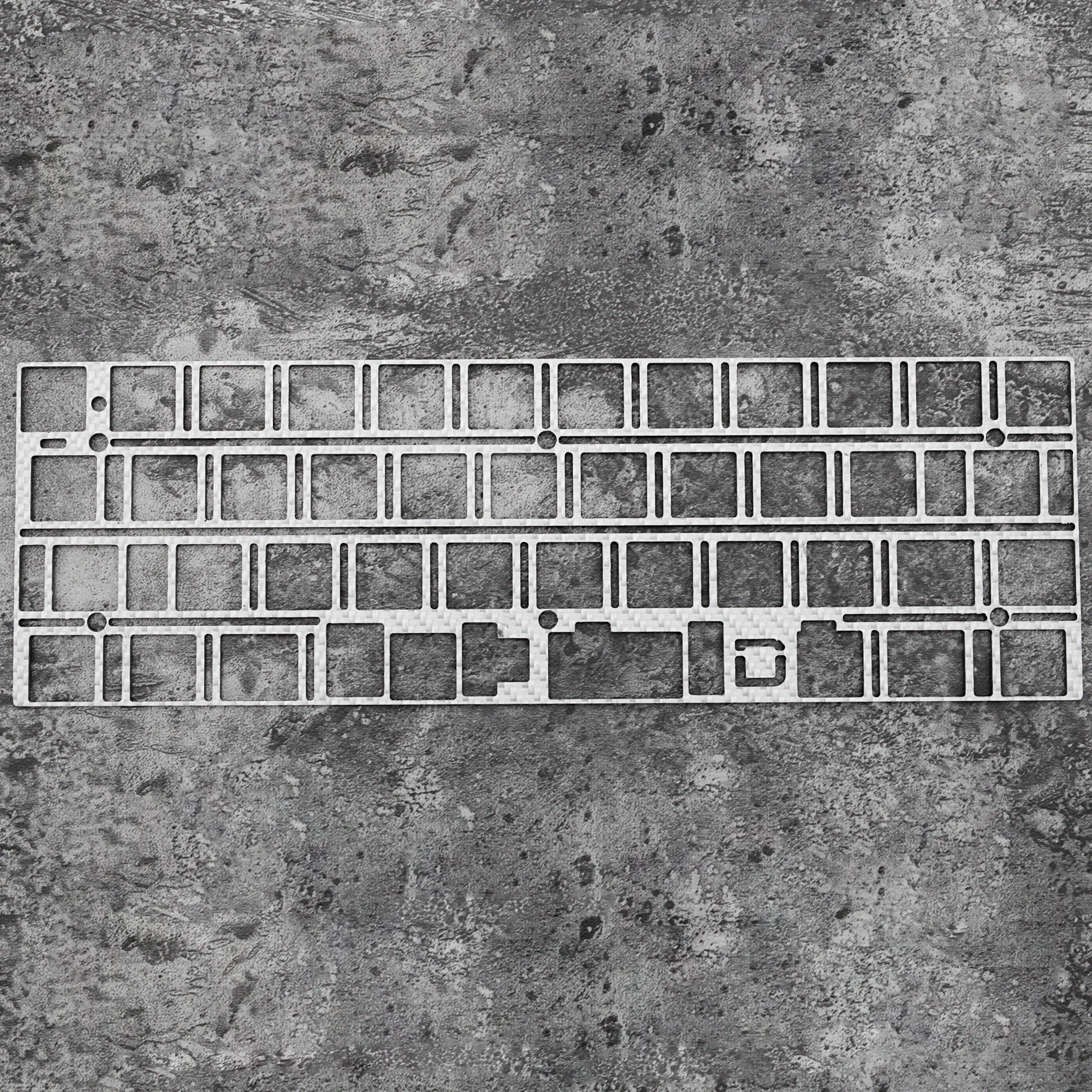 

carbon fiber plate for daisy 40% custom keyboard Mechanical Keyboard Plate support daisy 40 alps or mx edition