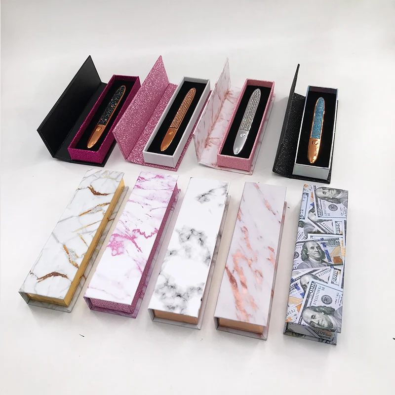 Newest Eyeliner Box for Rhinestone Magic Adhesive Eyeliner Glue Pen Custom Eyeliner Packaging Box