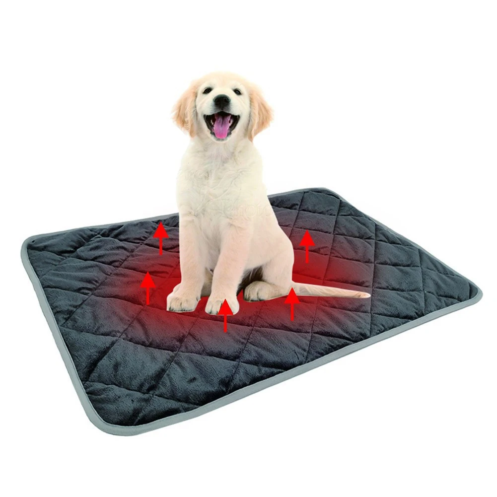 

Reusable Dog Bed Mat Winter Warm Pad Washable Soft Mat Thermal Storage Mat Pet Supplies