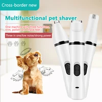 1pcs rechargeable pet nail clippers nail grinder dog painless usb electric cat paws nail cutter grooming trimmer us dropshipping