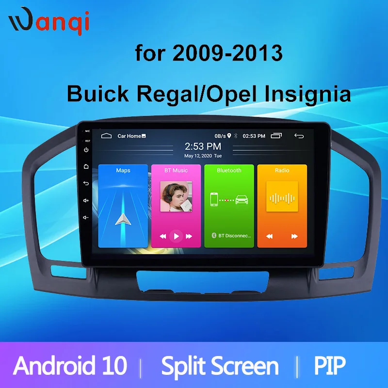Android 10 9 &quotавтомобильное радио для Buick Regal 2009-2013 Opel Insignia сплит-экран PIP видео плеер