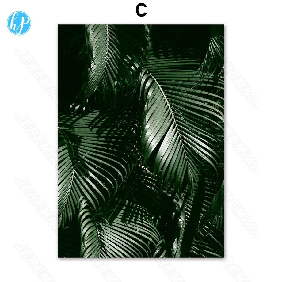 

Leopard Tiger Green Plant Poster Nordic Style Waterproof Ink Painting Print Art Painting Modern Bedroom Decoration