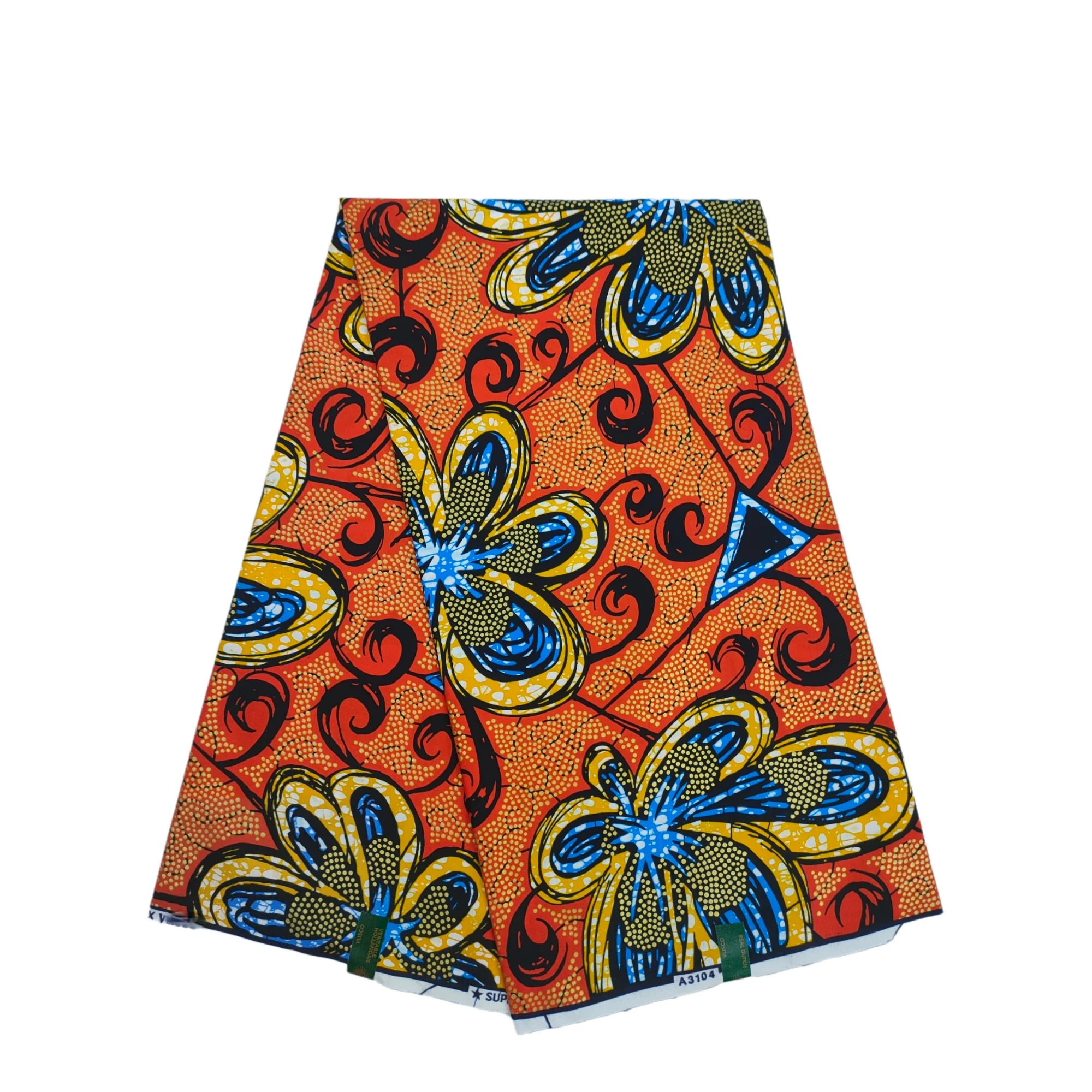 

New African Wax Print Ankara Fabrics 100% Cotton Nigerian Style Patchwork sewing Guaranteed Veritable Real Wax For Dresses