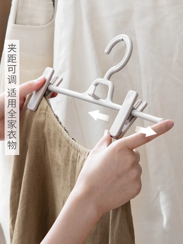 

Wholesales China high quality seamless pants clip multi-layers stretch spacing saving trousers storage clamps