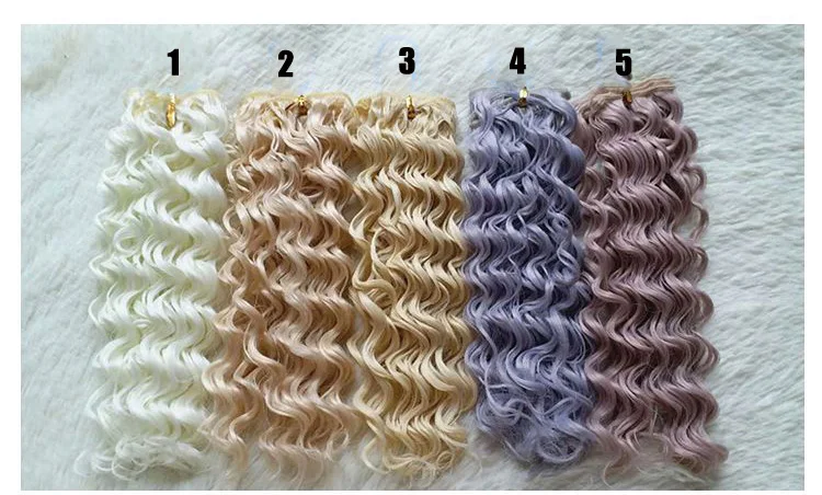 Мода 25*100 см DIY мини-парик для куклы, высокотемпературный материал, прямые волосы, парик для BJD, аксессуары для куклы с высокой температурой