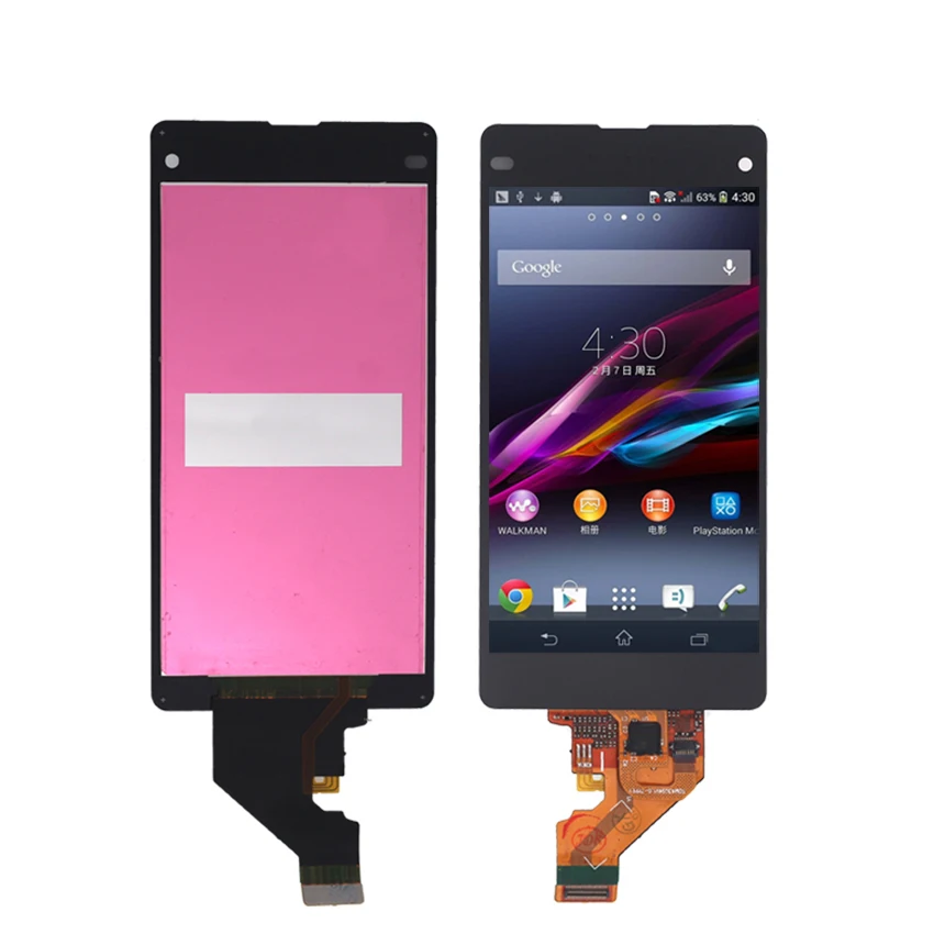 Оригинальный 4 3 ''ЖК дисплей для SONY Xperia Z1 Компактный сенсорный экран