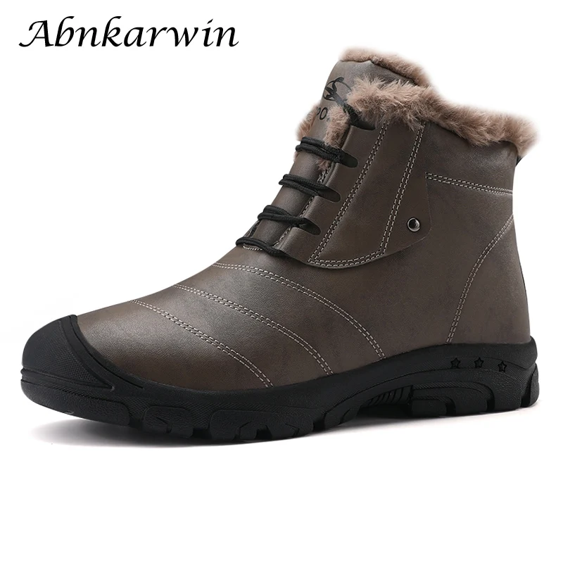 Мужские зимние ботинки; зимняя обувь; botas hombre Buty Zimowe Erkek Bot boots; Botines Botte Homme; мужская обувь; Sniegowce; зимние ботильоны