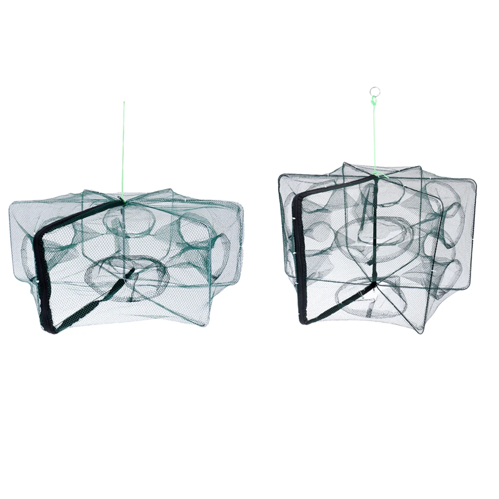 Складная рыболовная сеть Ne раки креветки гольян ловушка погружная клетка 6/12