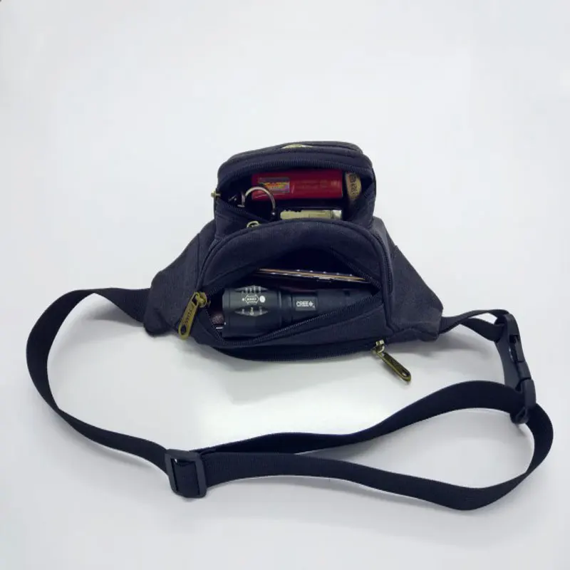 Спортивная холщовая поясная сумка унисекс Портативные Многофункциональные