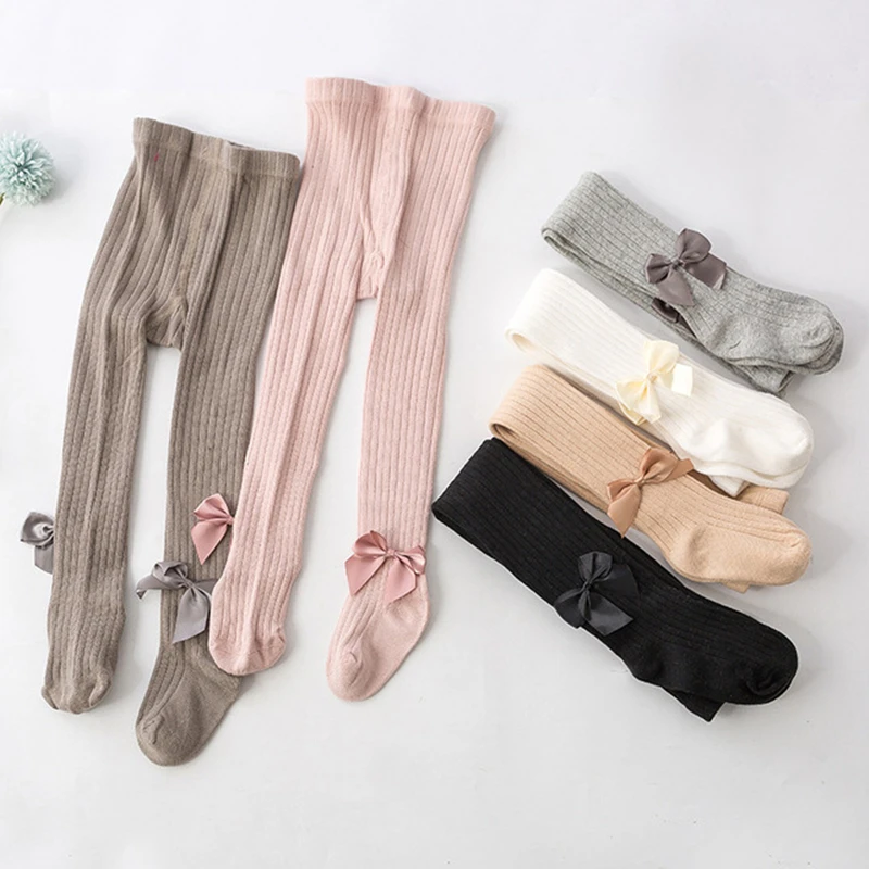 

Newborn Baby Tights Kids Bow Children Stockings Baby Girls Pantyhose Infant Meisjes Kleding For Baby Girl Boy Stocking Solid