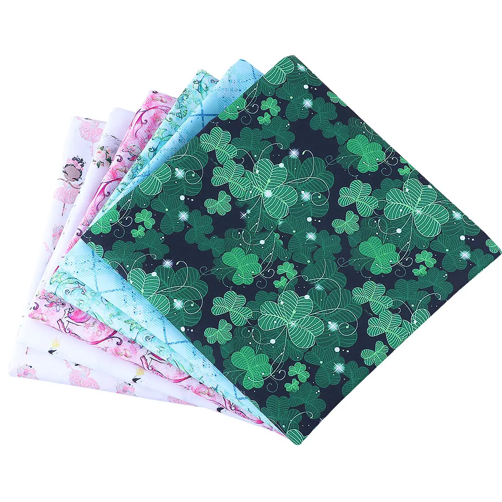 Diy патч полиэстер хлопок с принтом швейного Ремесла поставок одеяло рисунком