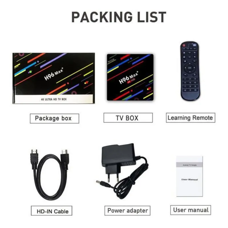 

2020 H96 MAX RK3318 Android Smart TV Device 9 9.0 4GB 64GB 4K Youtube Media Player H96MAX TVBOX Android Set-top Box