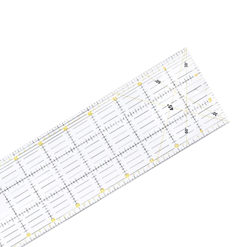 

DIY Handmade Patchwork Feet Tailor Quilting Tools Acrylic Material 60x15cm Patch