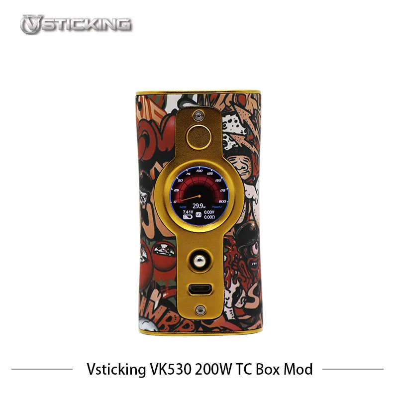 Vsticking VK530 200 Вт TC Box Mod двойная батарея электронная сигарета мод макс. испаритель