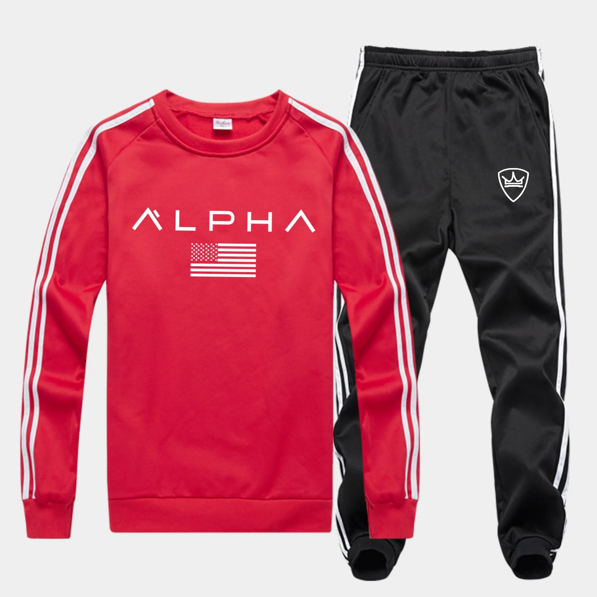 Новинка 2020 спортивный костюм плотная спортивная одежда набор для бега рубашка +