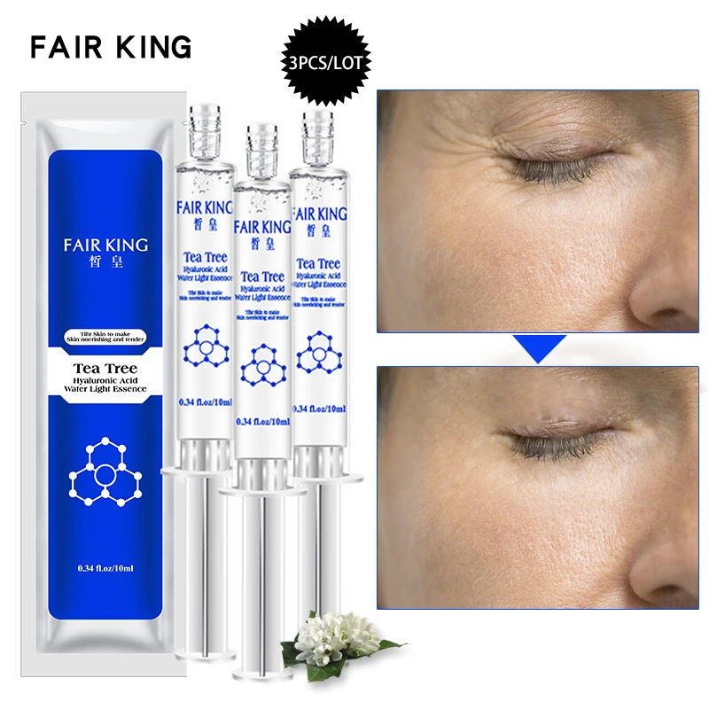 KING Tea Tree Увлажняющая сыворотка для лица с коллагеном эссенция гиалуроновой