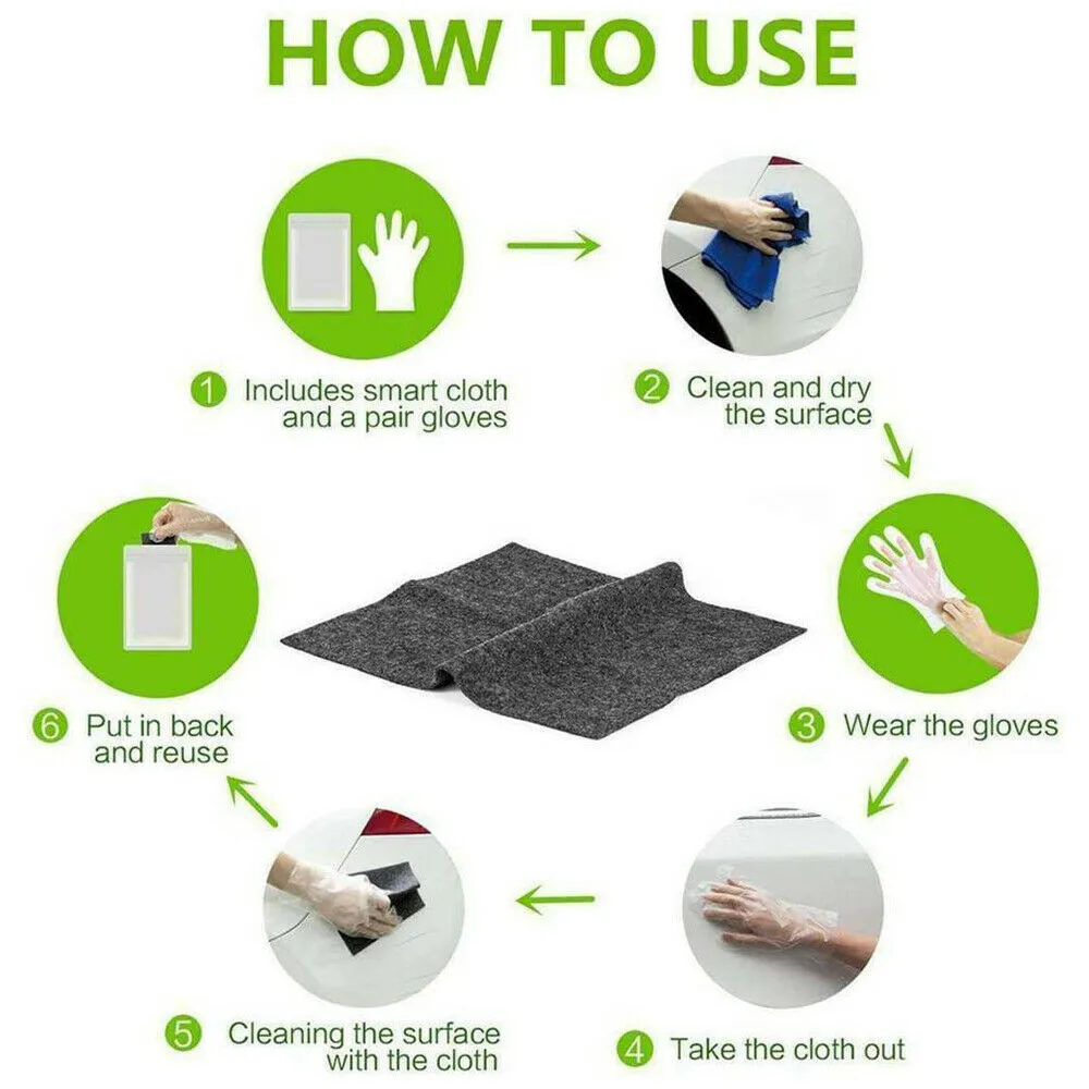 

Oxidation Tool Repair Agent Attachments Cloth Coat Kit Nano Paint Solution