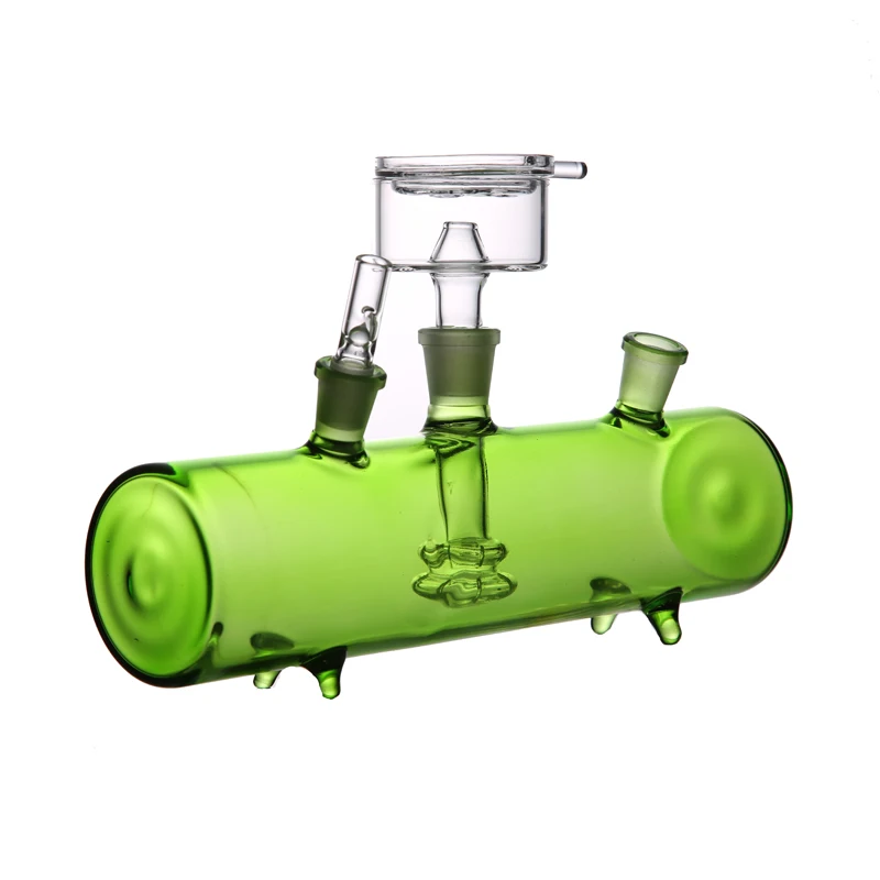 Desk Design Green Tank Glass Hookah Shisha Narguile Nargile Smoking Water Pipe Factory Wholesale Drop Shipping India |