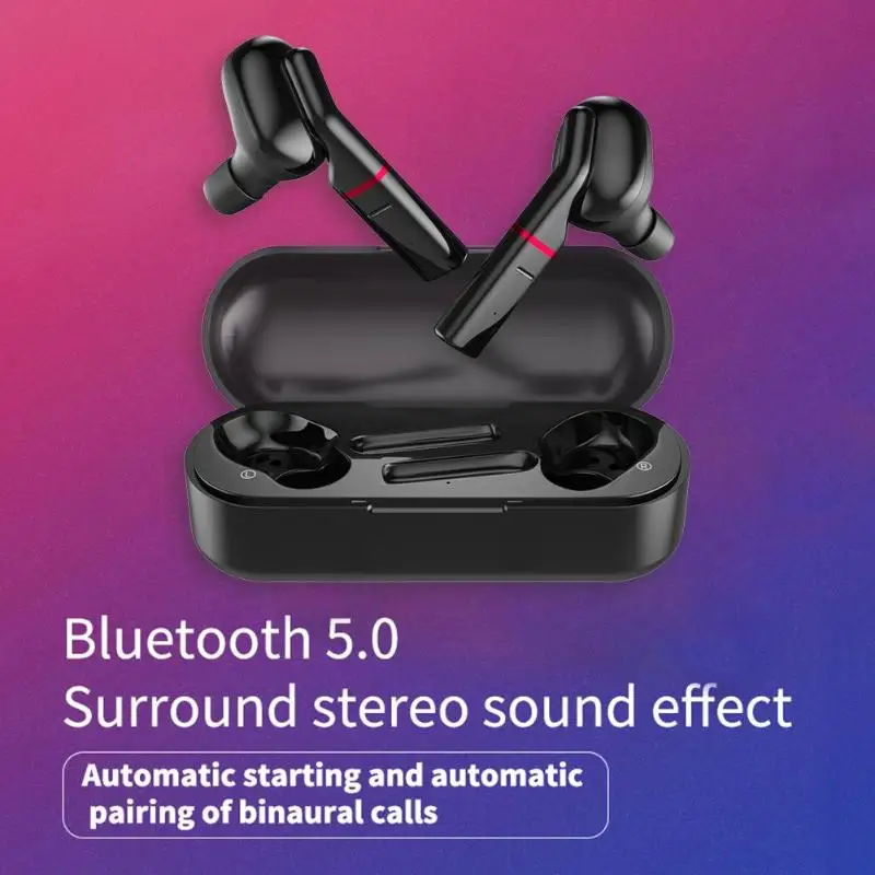 Ottwn VV1 TWS Беспроводная Bluetooth 5 0 гарнитура сенсорные наушники ушные крючки с
