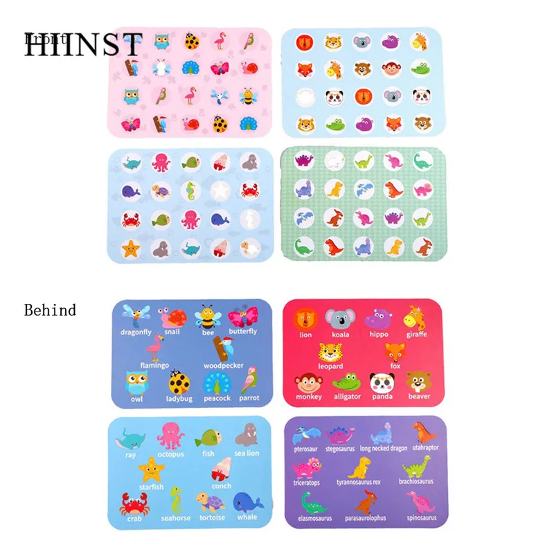 HIINST детские игрушки деревянная память настольная соответствующая игра памяти
