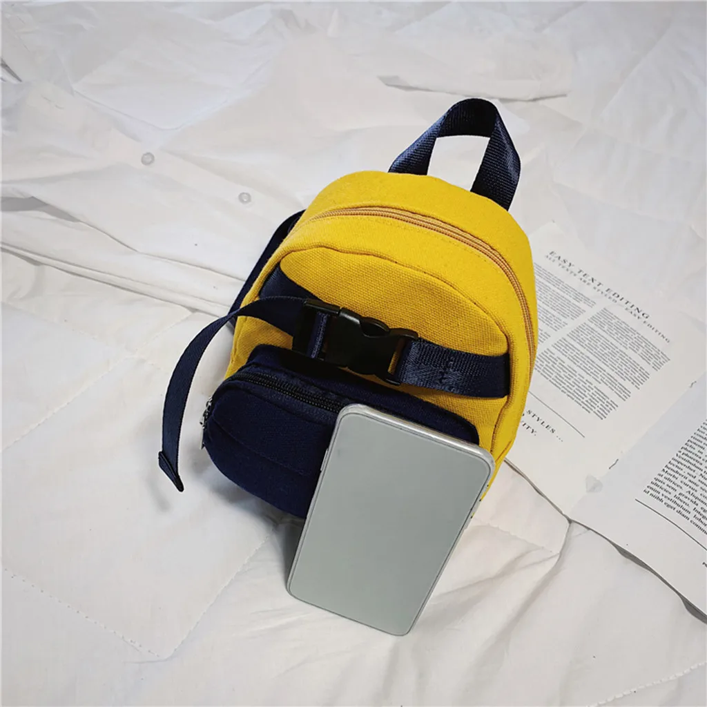 Детский рюкзак для мальчиков и девочек модный школьный из парусины детей