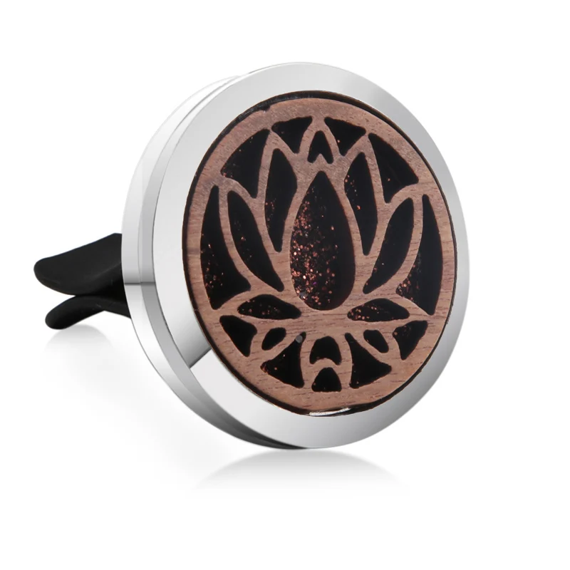 

Винтажный деревянный ароматический освежитель воздуха из дерева жизни автомобильный освежитель воздуха из нержавеющей стали духи медальон диффузор эфирного масла Съемный зажим ювелирные изделия