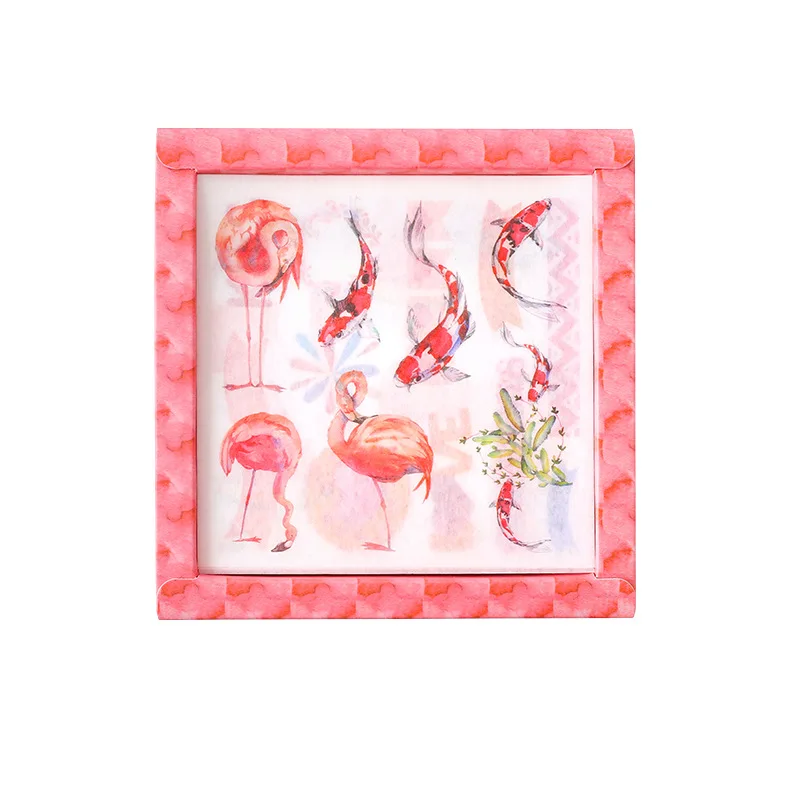 20 листов/упаковка набор подарочной коробки серии наклейки из бумаги васи