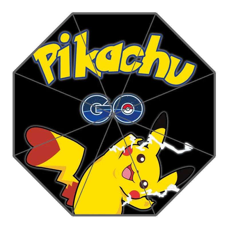22 P# Pikachu Pokemon Зонт с индивидуальным принтом складной зонт от солнца и дождя для путешествий неавтоматический декоративный зонт высокого качества - Цвет: 22
