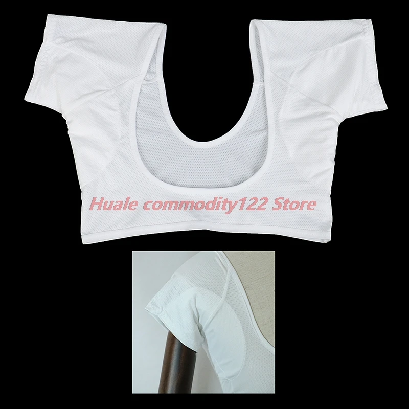 

Hot 1PCS 2 Size T-shirt Shape Sweat Pads Reusable Washable Underarm Armpit Sweat Pads Perfume Absorbing Sweat