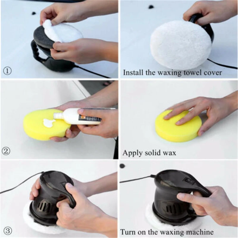 12V 40W Car Waxing Machine Electric Gloss Paint Polishing Vehicle Maintenance Supplies Self-Service Repair Polisher | Инструменты