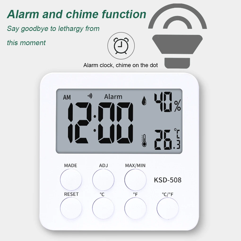 Электронный гигрометр Многофункциональный термометр со светодиодный ным
