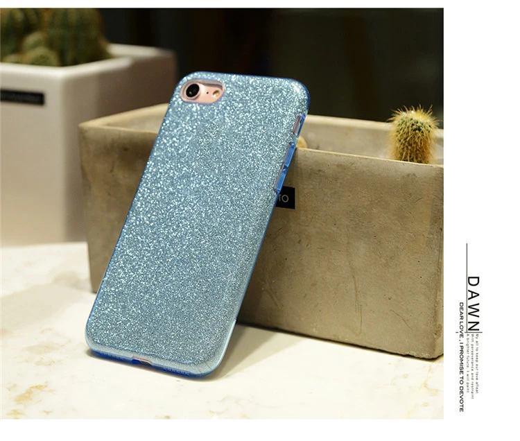 Чехол сверкающий с блестками для Red mi S2 5 плюс 5 Plus Note 7 4 4X 5A 5 Pro глобальная версия Чехол из поликарбоната+ ТПУ мягкий чехол для Xiaomi mi 8 5X 6X A1 - Цвет: Blue