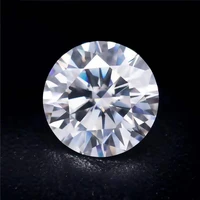 genuine 1 3 carat d color vvs1 round moissanite loose stone 8 heart 8 arrow pass diamond tester with gra for k gold diy jewelry