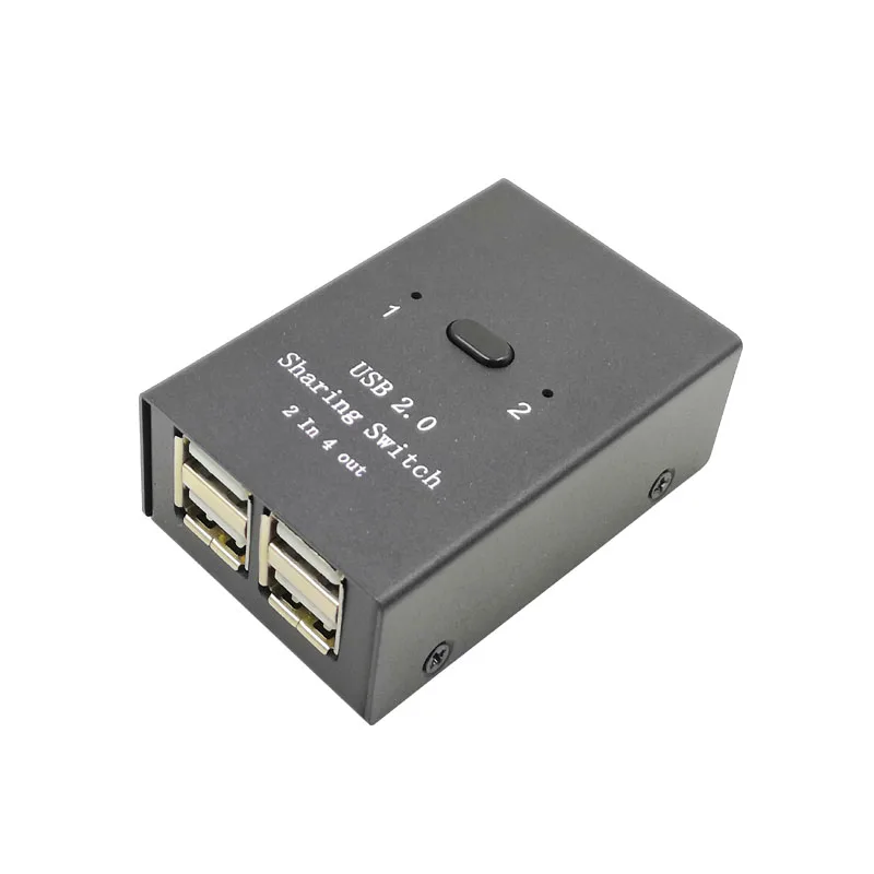 2 в 4 Out USB 0 переключатель принтера Ручной сепаратор компьютерная мышь клавиатура U