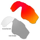 Сменные линзы HKUCO для солнцезащитных очков, красныефотохромные (без поляризации), 2 пары