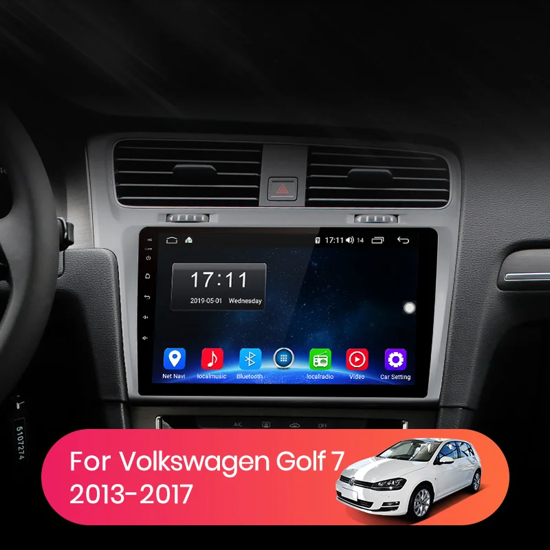 AWESAFE PX9 для VW Golf 7 2013 2014 2015 автомобильный Радио мультимедийный видео плеер GPS No 2 din