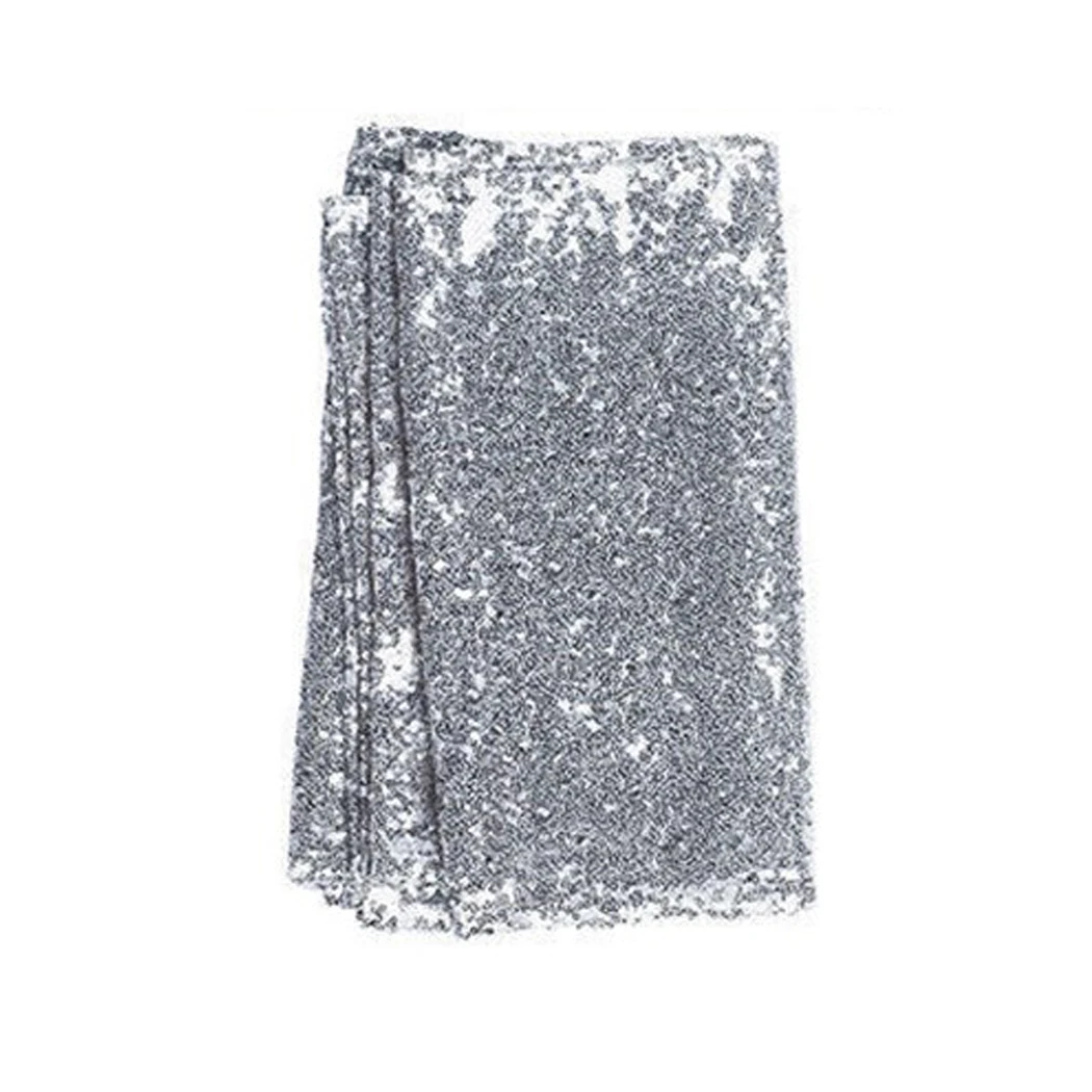 30*250 см скатерть с блестками прямоугольная Золотое и серебряное покрытие