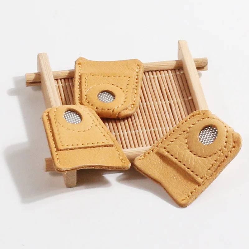 2 шт. кожаные наперсток для монет Мягкая Искусственная овчина рукоделия