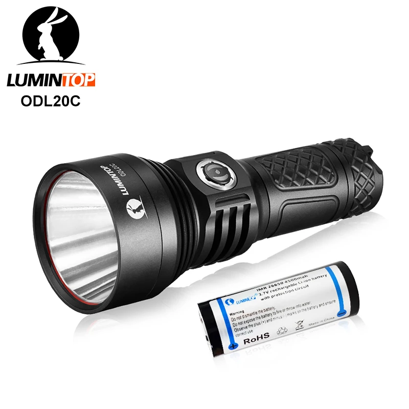 include battery Светодиодный фонарик LUMINTOP ODL20C Cree XHP 35 HI 2000 люменов Макс 860 метров USB тактический фонарь на 26650 Аккумулятор для поиска - Испускаемый цвет: include battery
