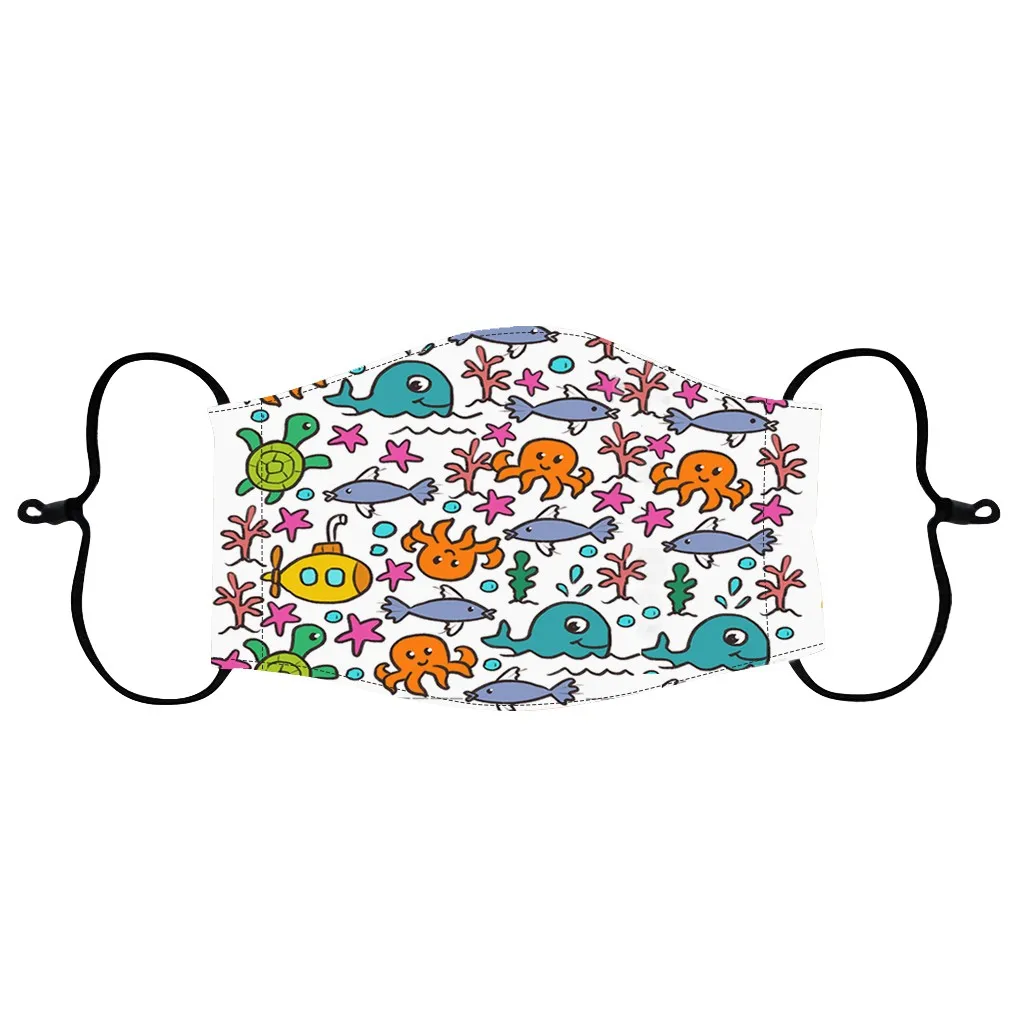 Маска для лица комплект из 4 предметов Детская летняя одежда Модная тонкая