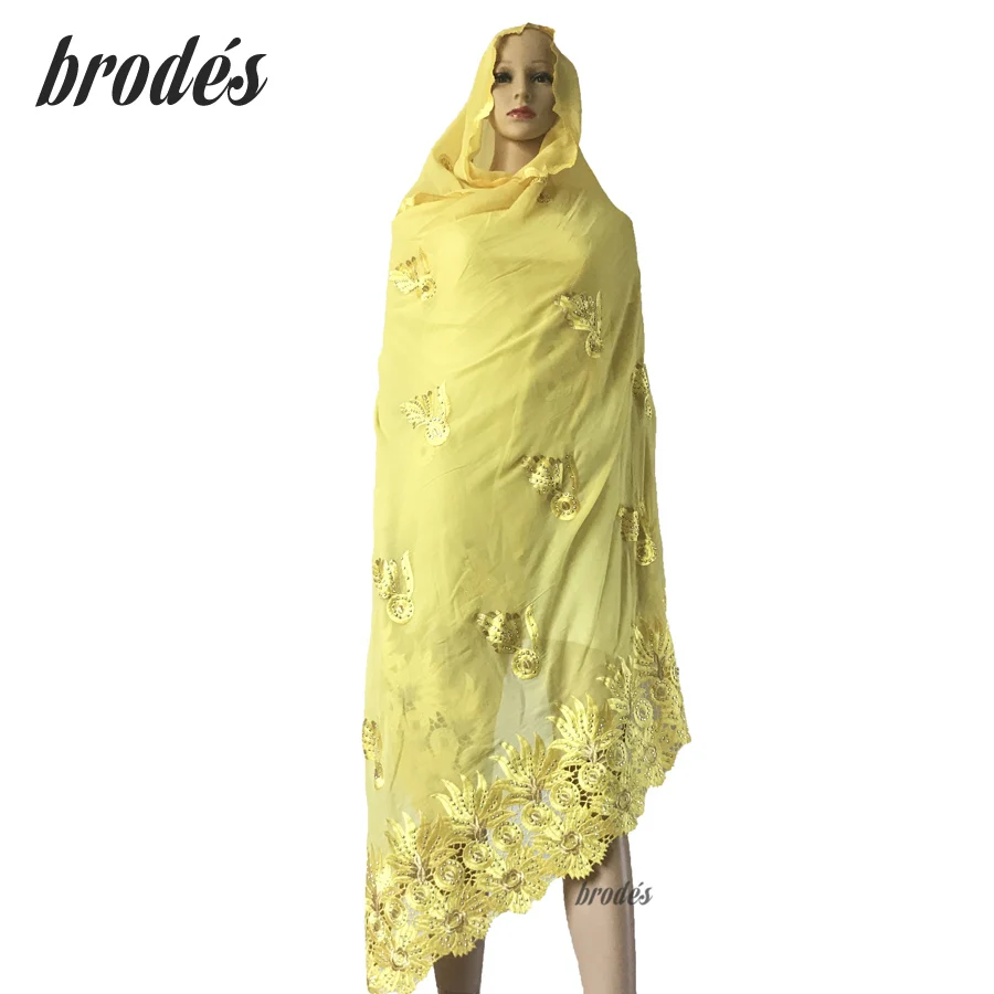 

New Ramadan African Dubai Cotton Pashmina For Pray Emroider Ring Diamond Shawl Wrap Chemical Lace Stole Scarf Headband Hijab