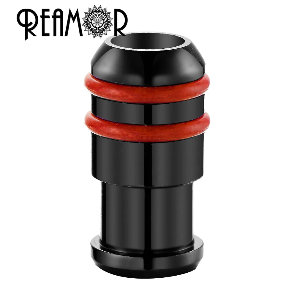 REAMOR 316l покрытие из нержавеющей стали красочные 6 мм Магнитная застежка-молния для кожаного браслета металлический разъем DIY ювелирных изделий - Цвет: Black