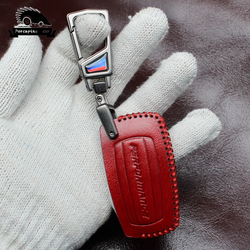 Автомобильные аксессуары из натуральной кожи чехол для ключа дистанционного