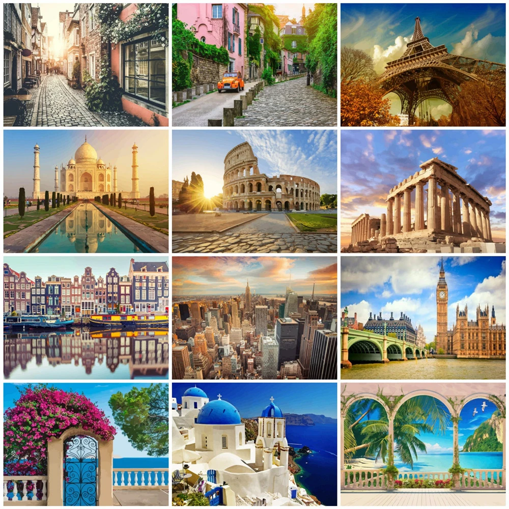 Набор для рисования по номерам на холсте Пейзаж - купить выгодной цене |