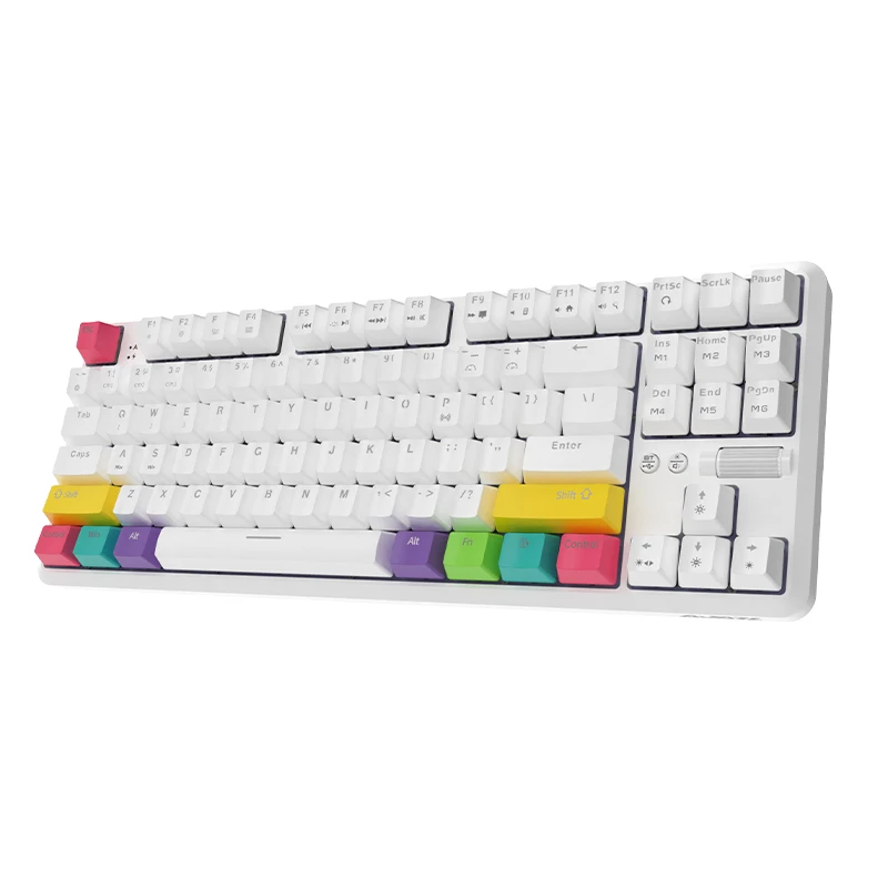Клавиатура Ajazz K870T для ПК и планшетов игровая Механическая беспроводная