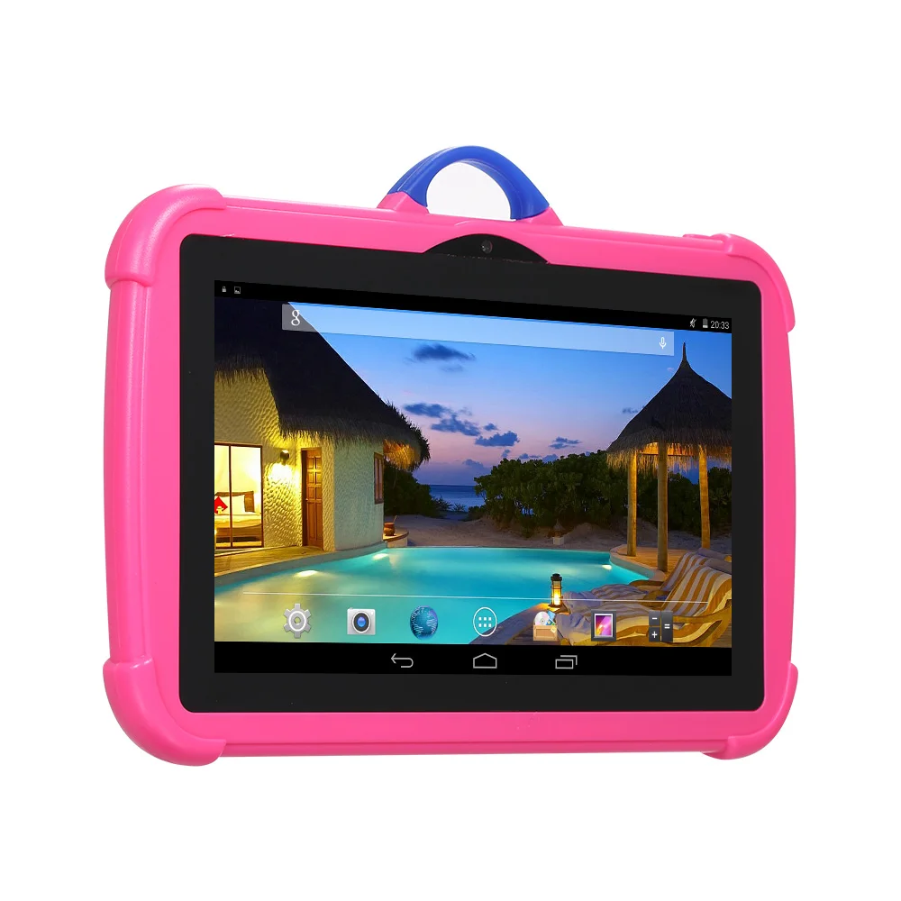Q88 Touch Kids Tablets 7 inch IPS Screen 1024*600 Resolution 2GB+16GB Android 6.0 Support WiFi/BT Tablet PC for Children | Компьютеры и