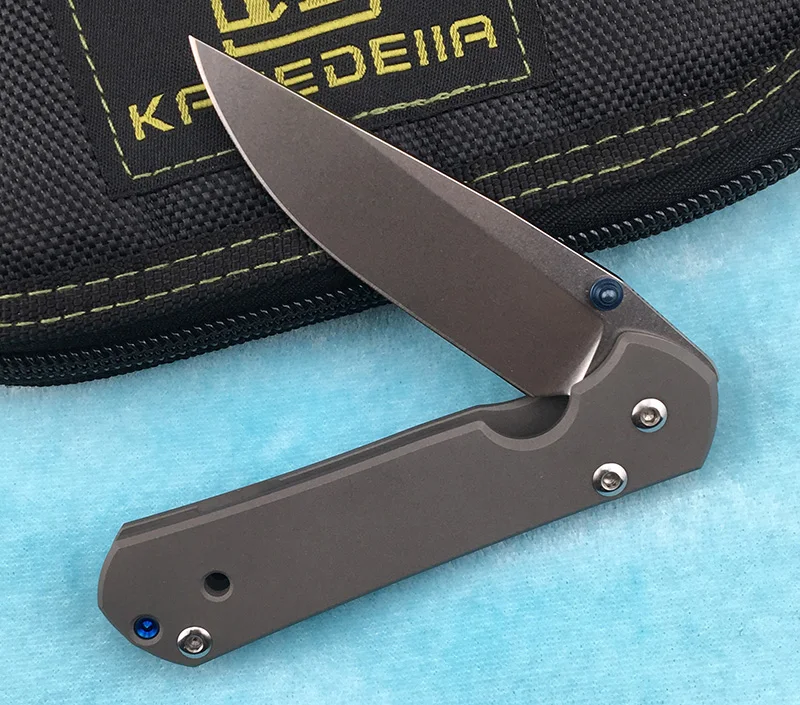 Kanedeia21 маленький складной нож sebenza D2 лезвие титановая ручка для кемпинга практичный охотничий карманный инструмент для выживания EDC инструмент