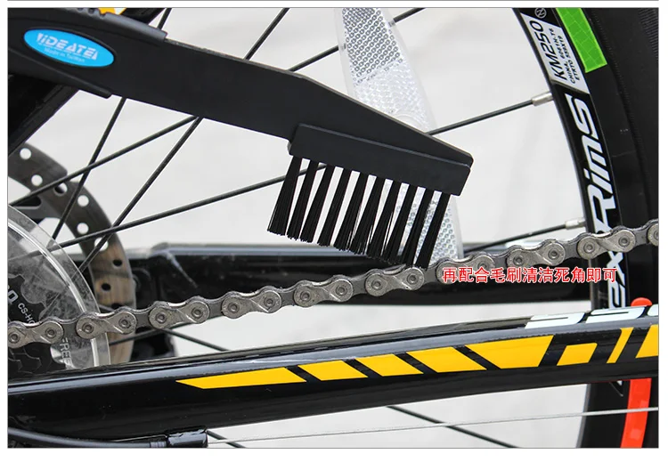 BIKEIN 3 шт. Инструменты для ремонта MTB велосипедов Наборы инструментов для мытья цепи портативный очиститель цепи для велосипеда машинные Щетки скруббер