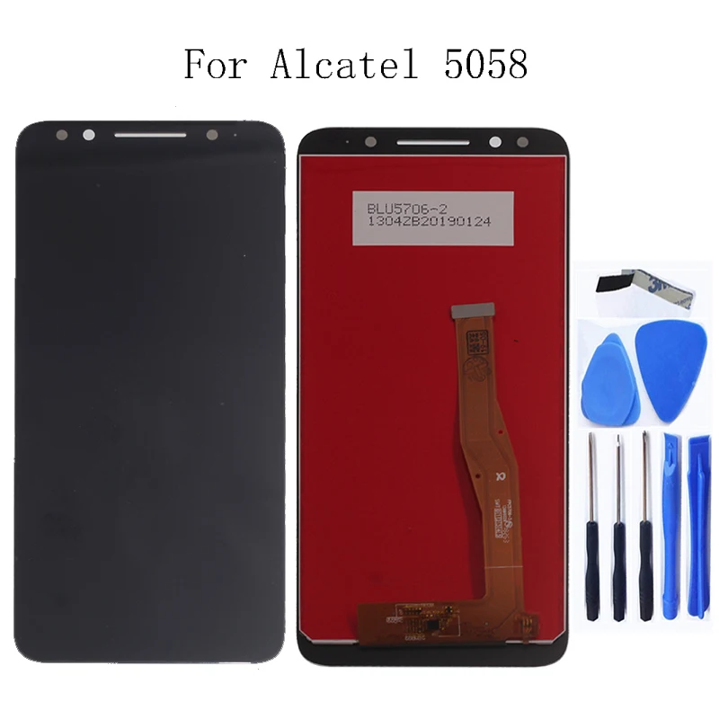 100% протестирован для Alcatel 3X 5058 5058A 5058I 5058J 5058T 5058Y, ЖК-дисплей для Alcatel 3X 5058