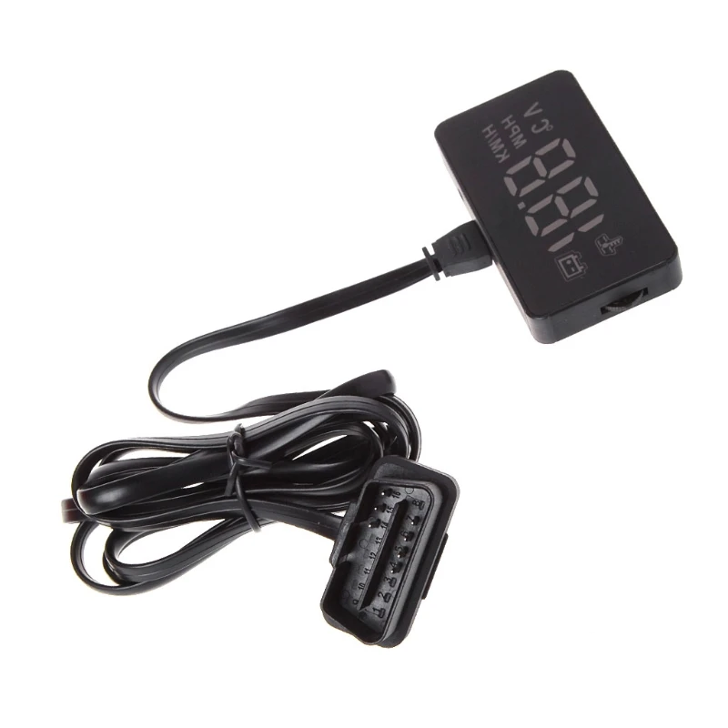 Автомобильный проекционный дисплей на лобовом стекле A100 OBD2 Предупреждение о